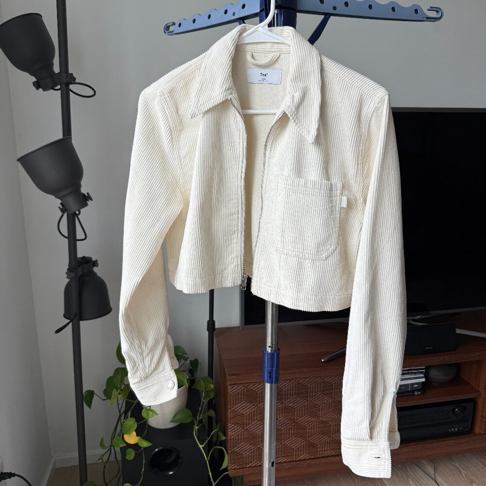 Aritzia TNA Dixon Corduroy Cropped Jacket (2XS)